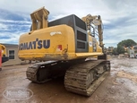 Back of used Excavator
